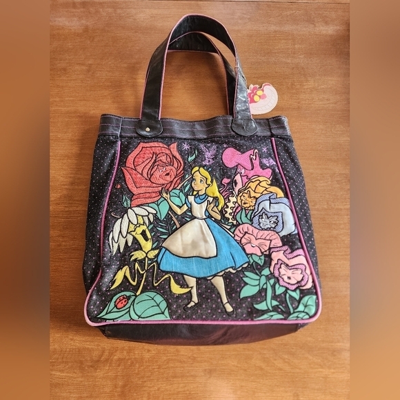 Loungefly Disney Alice in Wonderland Tote - Picture 1 of 12